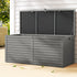 Lockable Outdoor Storage Box 490L Grey/Black
