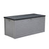 Lockable Outdoor Storage Box 490L Grey/Black