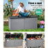 Lockable Outdoor Storage Box 490L Grey/Black