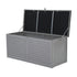 Lockable Outdoor Storage Box 490L Grey/Black