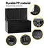 Lockable Outdoor Storage Box 680L Black