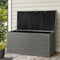Lockable Outdoor Storage Box 680L Grey/Black
