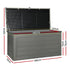 Lockable Outdoor Storage Box 680L Grey/Black