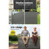 Lockable Outdoor Storage Box 680L Grey/Black