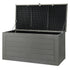 Lockable Outdoor Storage Box 680L Grey/Black