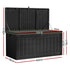 Lockable Outdoor Storage Box 830L Black