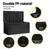 Lockable Outdoor Storage Box 830L Black