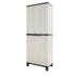 Lockable Outdoor Storage Cabinet 173cm Beige
