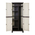 Lockable Outdoor Storage Cabinet 173cm Beige
