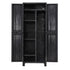 Lockable Outdoor Storage Cabinet 173cm Black