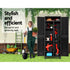 Lockable Outdoor Storage Cabinet 173cm Black