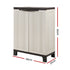 Lockable Outdoor Storage Cabinet 92cm Beige