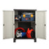 Lockable Outdoor Storage Cabinet 92cm Beige