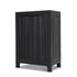 Lockable Outdoor Storage Cabinet 92cm Black
