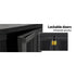 Lockable Outdoor Storage Cabinet 92cm Black