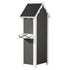 Lockable Wooden Outdoor Storage Cabinet 179cm Grey/White
