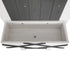 Lockable Wooden Outdoor Storage Cabinet 179cm Grey/White