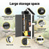 Lockable Wooden Outdoor Storage Cabinet 179cm Grey/White