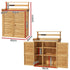 Gardeon Outdoor Wooden Storage Cabinet & Bench 2-in-1