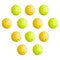 Everfit 12pc Pickleballs Set Green/Yellow