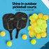Everfit 12pc Pickleballs Set Green/Yellow