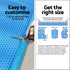 Aqua Buddy Solar Swimming Pool Cover Blanket 11m x 6.2m 600 Micron Blue/Silver