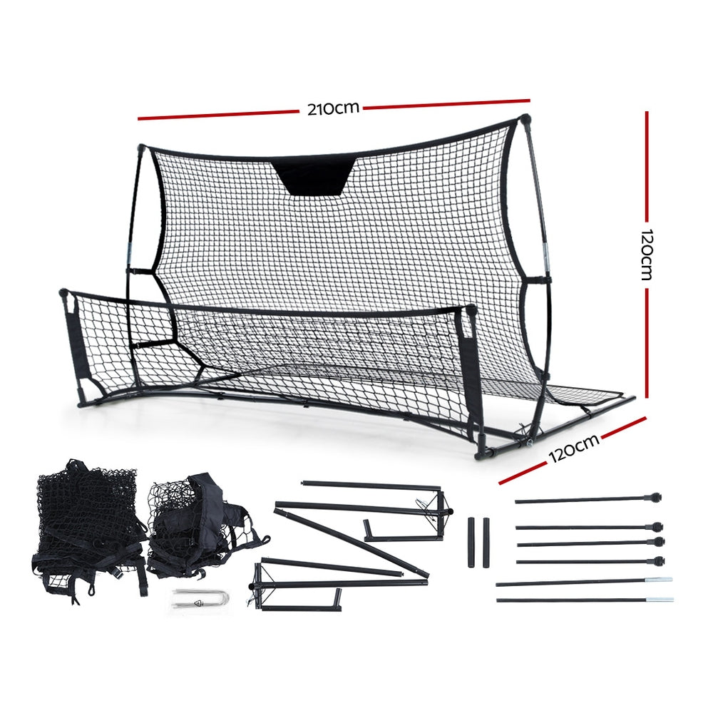 Everfit 2.1m Soccer Net Portable Football Goal Rebounder