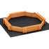 Keezi Kids Wooden Round Sandpit with Cover 182cm