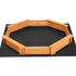 Keezi Kids Wooden Round Sandpit with Cover 182cm