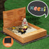 Keezi Kids Sandpit Wooden Sandbox with Cover 120cm