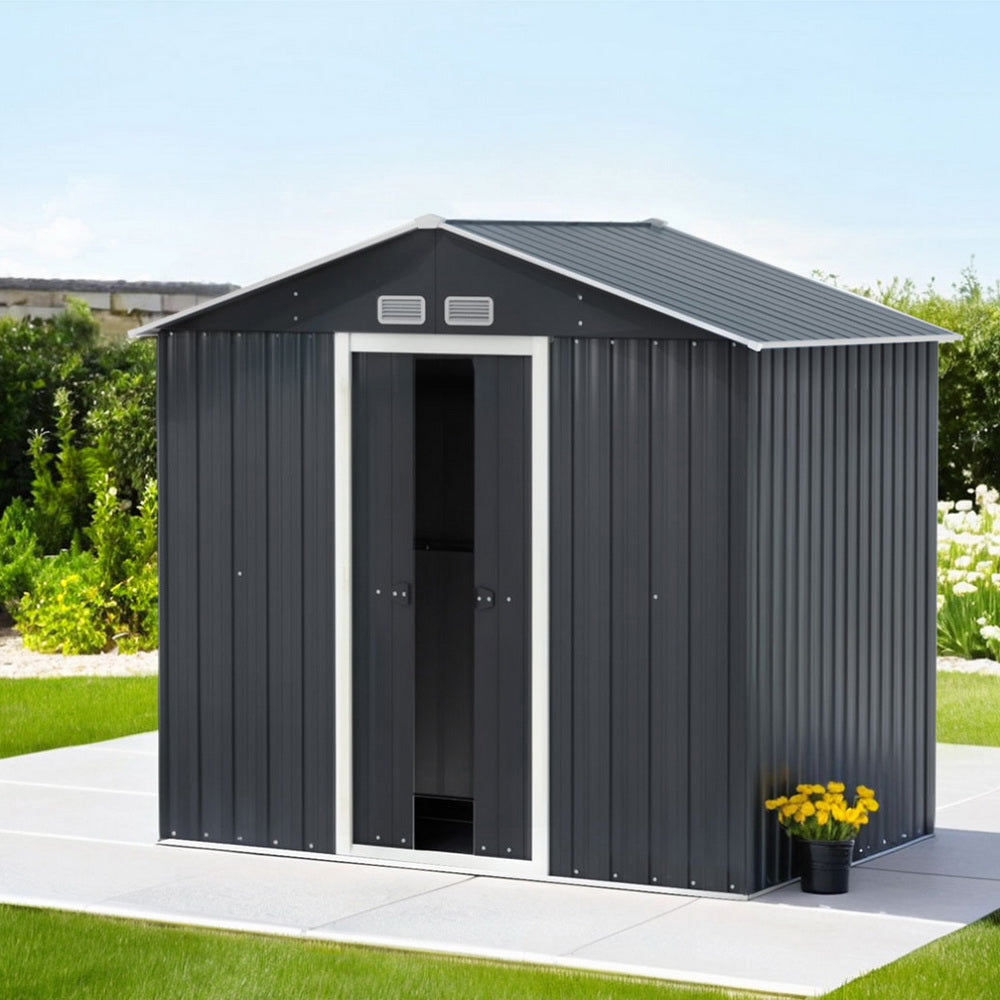 Giantz Garden Shed 2.15m x 1.30m Sliding Door