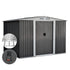 Garden Shed with Base 2.58m x 2.07m Grey