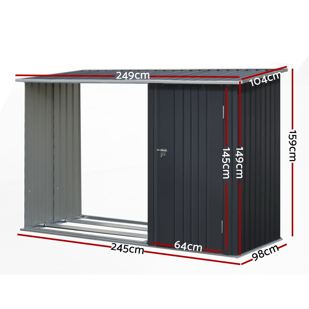Giantz Garden Shed 2.49m x 1.04m
