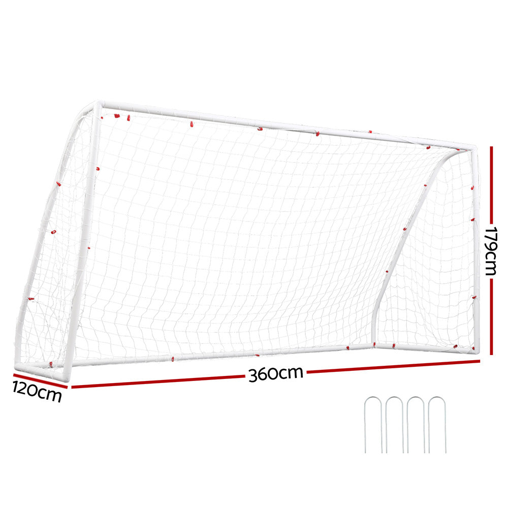 Everfit 3.6m Backyard Soccer Football Goal Net
