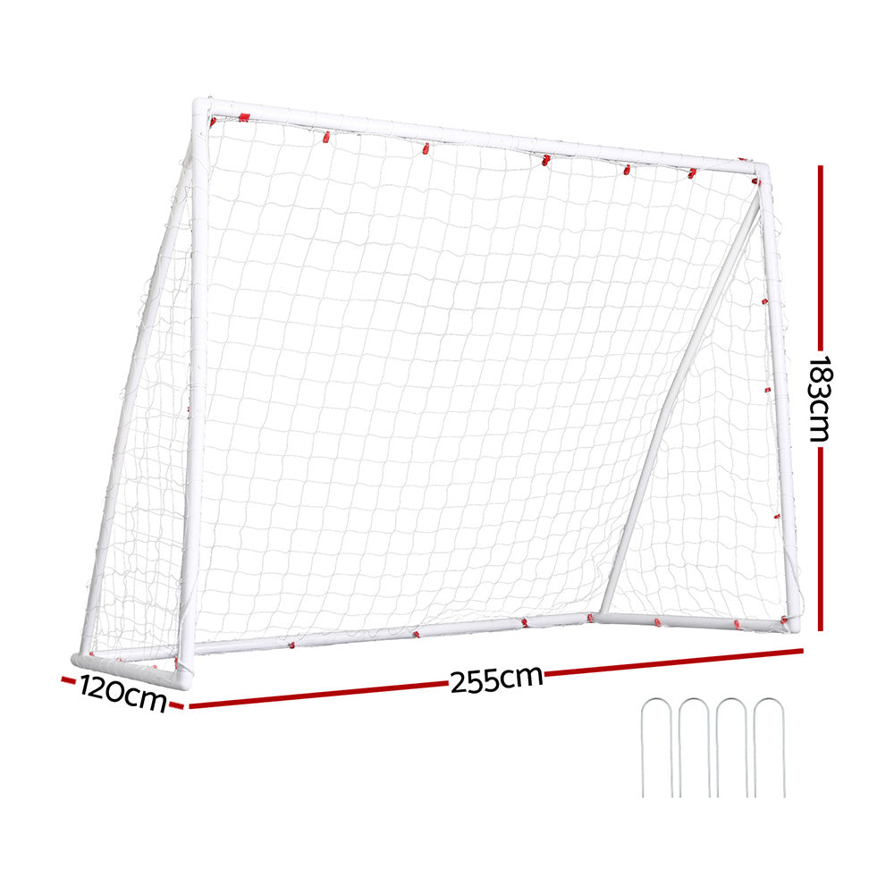 Everfit 2.5m Backyard Soccer Football Goal Net