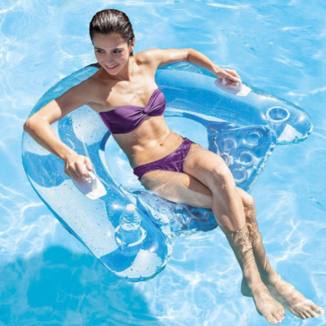 Intex Sit 'N Float Blue