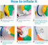 Beach Balls Bulk Pack - 14pcs