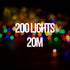 Indoor/Outdoor LED Plug In Fairy Lights 20m