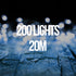 Indoor/Outdoor White LED Plug In Fairy Lights 20m