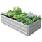 Large Garden Bed 180cm x 90cm x 45cm White
