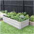 Large Garden Bed 180cm x 90cm x 45cm White