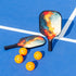 Pickleball Set with 4 Fiberglass Paddles, 6 Balls, Net and Carry Bag