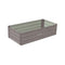 Wallaroo Galvanized Steel Garden Bed 120cm x 60cm x 30cm Grey
