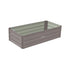 Wallaroo Galvanized Steel Garden Bed 120cm x 60cm x 30cm Grey