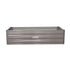 Wallaroo Galvanized Steel Garden Bed 120cm x 60cm x 30cm Grey