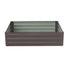 Wallaroo Galvanized Steel Garden Bed 120cm x 90cm x 30cm Grey