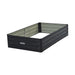 Wallaroo Galvanized Steel Garden Bed 150cm x 90cm x 30cm Black