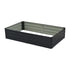 Wallaroo Galvanized Steel Garden Bed 150cm x 90cm x 30cm Black