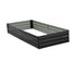 Wallaroo Galvanized Steel Garden Bed 210cm x 90cm x 30cm Black
