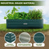 Wallaroo Galvanized Steel Garden Bed 210cm x 90cm x 30cm Green